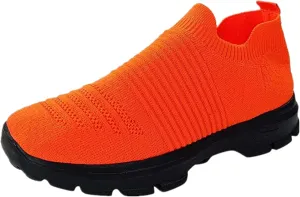Ladmiple Walking Shoes Women Arch Support Slip On Sneakers Athletic Running Shoes Casual Comfortable Tennis Workout Sneakers