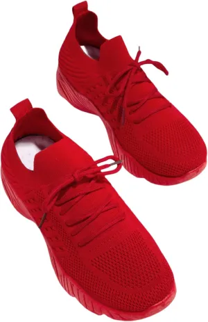 Lausiuoe Sneakers For Women Walking Shoes Comfortable Fashion Lightweight Casual Mesh Slip On Sneakers for Running Gym