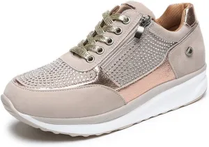 Lausiuoe Women's Fashion Sneakers Slip On Walking Shoes Tennis Sneakers Casual Lace Up Lightweight Running Shoes