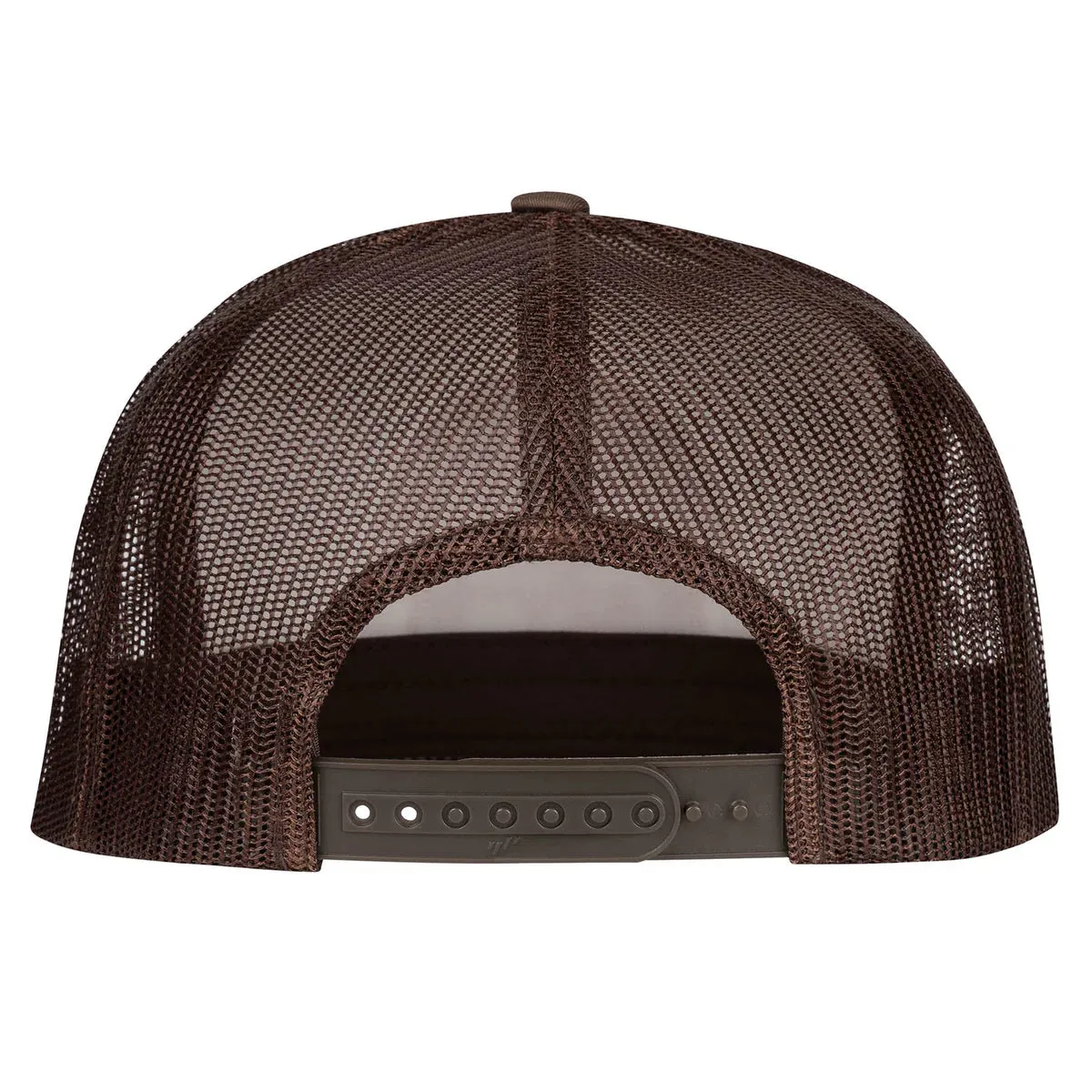 Lazy J Ranch White & Brown Rusty Arrowhead Trucker Cap