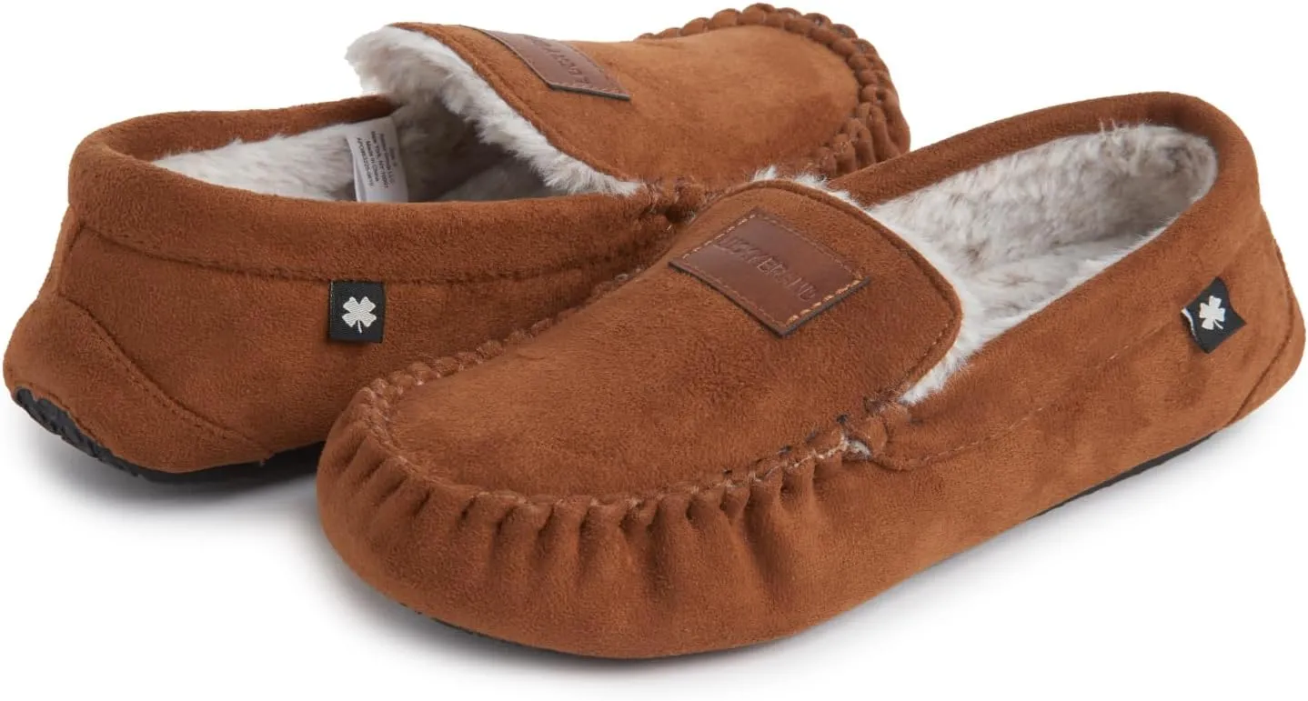 Lucky Brand Boy's Moccasin Slippers  Cozy and Stylish Indoor Footwear for Boys