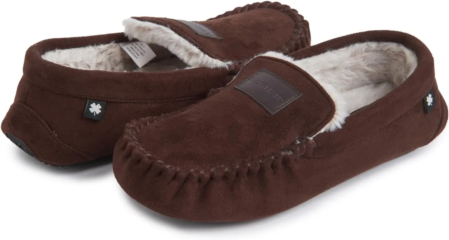Lucky Brand Boy's Moccasin Slippers  Cozy and Stylish Indoor Footwear for Boys
