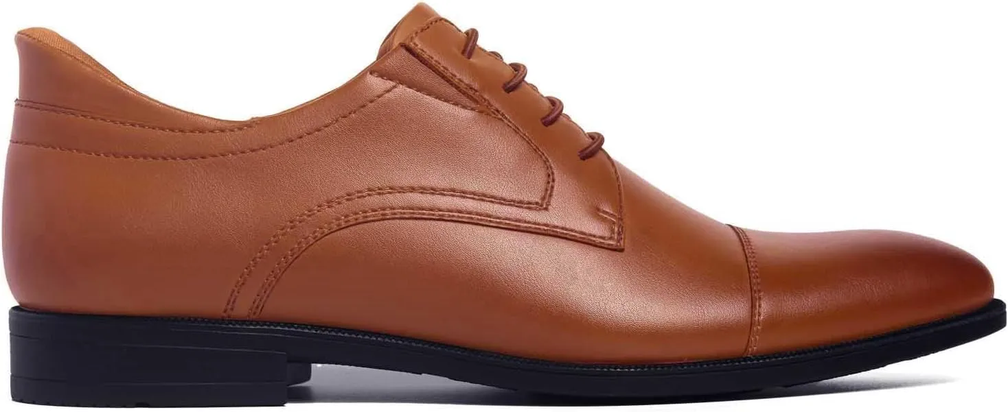 Marc Joseph New York Mens Hands Free Slip On Business Formal Classic Captoe Oxfords Dress Shoes for Men