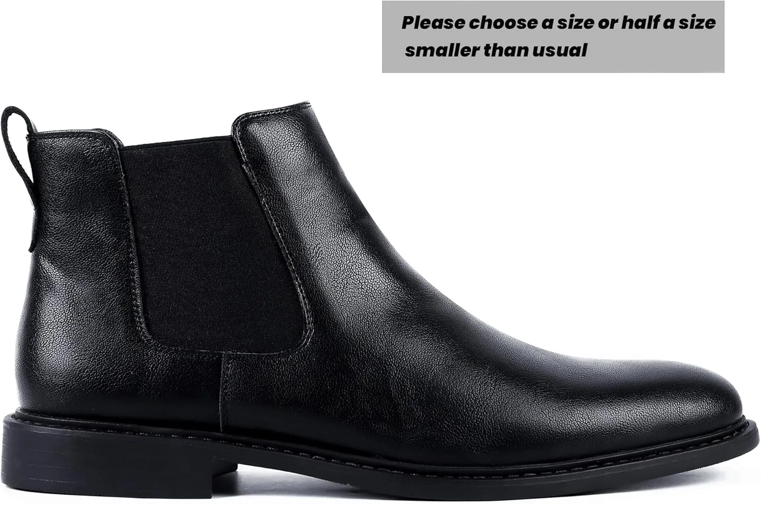 Mens Black Chelsea Boots-Slip-On Comfy Mens Casual Suede Ankle Boots