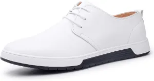 Men's Casual Oxford Shoes Breathable Flat Fashion Sneakers