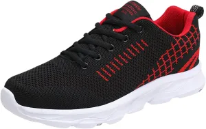 Men's Lightweight Non Slip Barefoot Shoes Comfortable Workout Shoes Breathable Mesh Lace Up Sneaker for Men