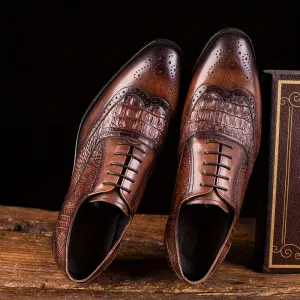 Men's Shoes For Business Office Suit |  Wingtip Oxford Brogues ✅