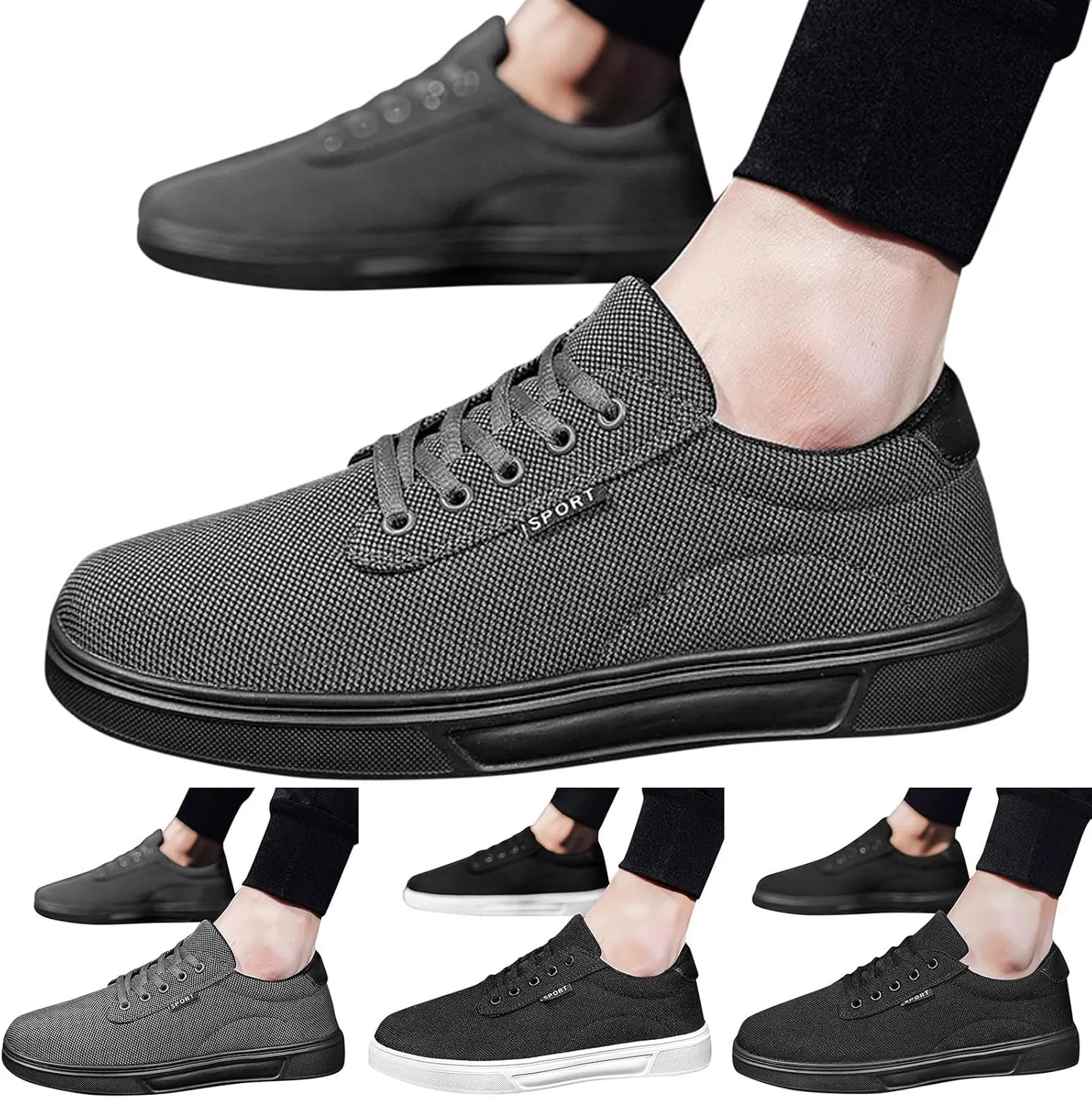 Men's Shoes Mens Slip on Shoes Walking Shoe for Men Tennis Shoe for Men Breathable Lightweight Sneaker