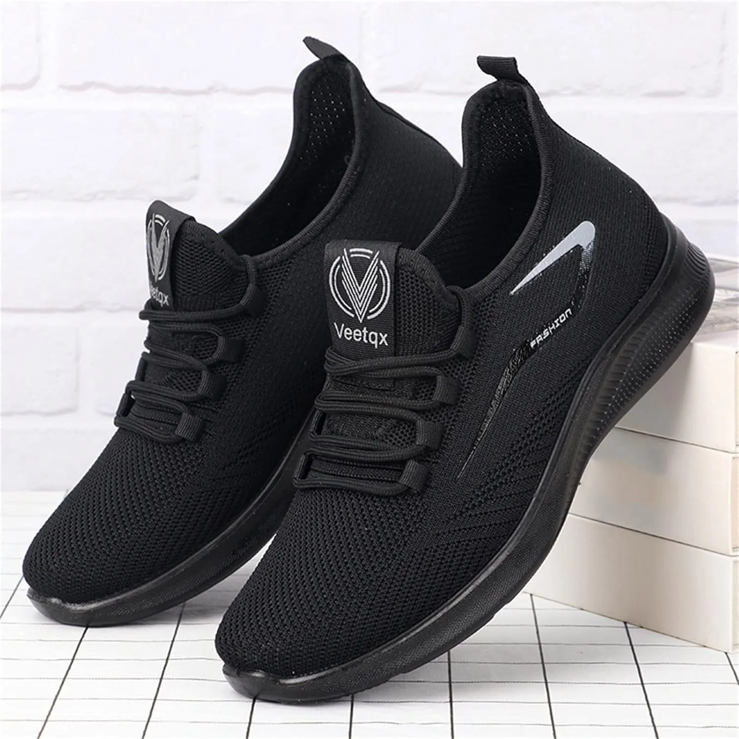 Mens Walking Shoes Mesh Oxfords Sneakers Lightweight Breathable Running Tennis Workout Casual Non Slip Shoes