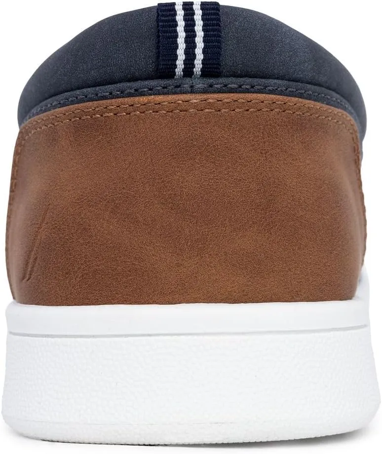 Nautica Men's Slip-On Loafers Casual Moc Toe Sneakers Boat Shoes Slipper for Men  Lightweight & Comfortable - Derwin