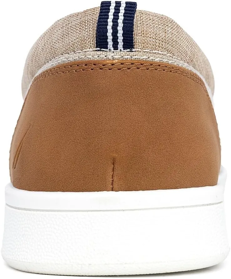 Nautica Men's Slip-On Loafers Casual Moc Toe Sneakers Boat Shoes Slipper for Men  Lightweight & Comfortable - Derwin