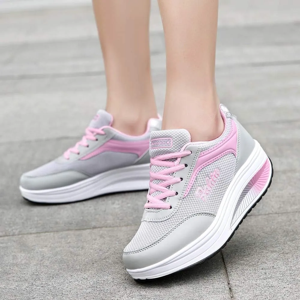 Non Slip Comfortable Fashion Sneakers for Women Lightweight Comfort Casual Workout Sneakers Grounded Footwear