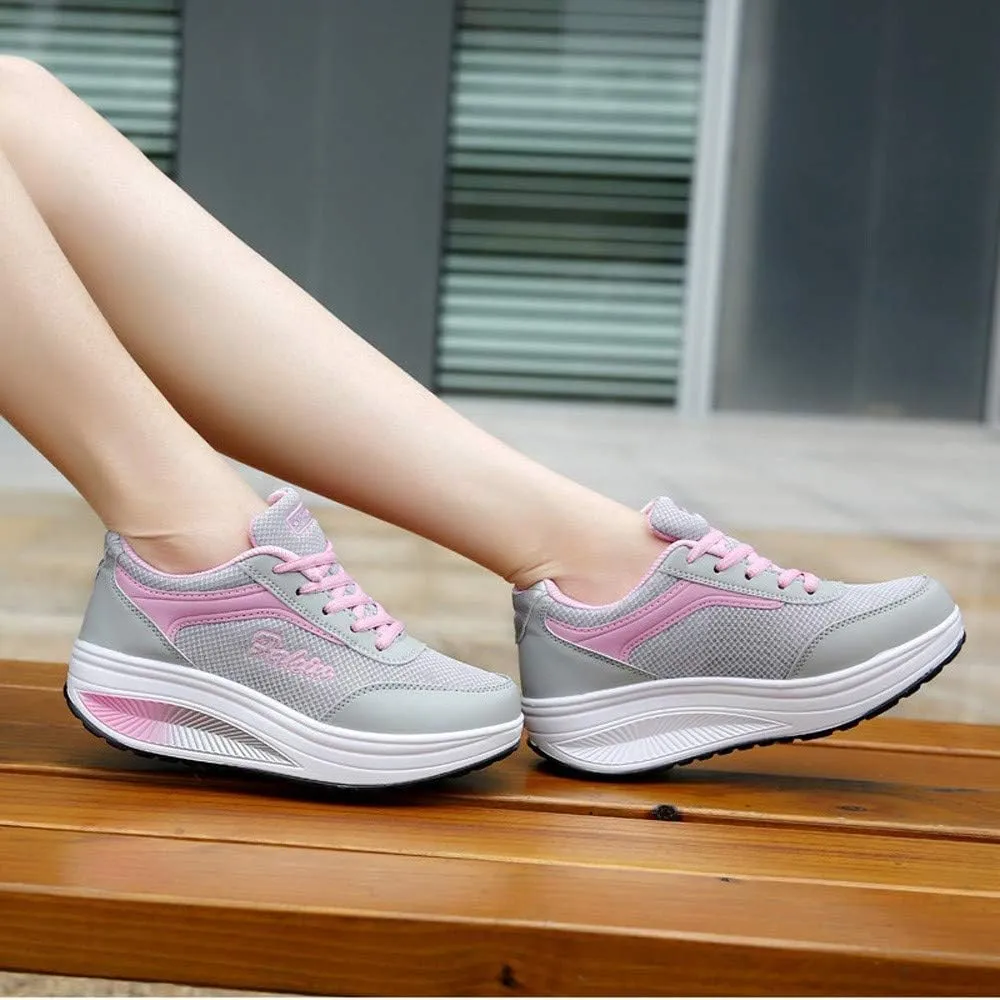 Non Slip Comfortable Fashion Sneakers for Women Lightweight Comfort Casual Workout Sneakers Grounded Footwear