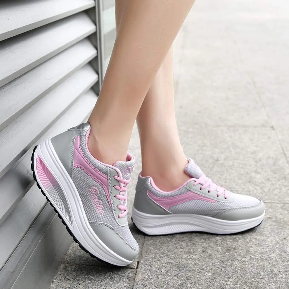Non Slip Comfortable Fashion Sneakers for Women Lightweight Comfort Casual Workout Sneakers Grounded Footwear