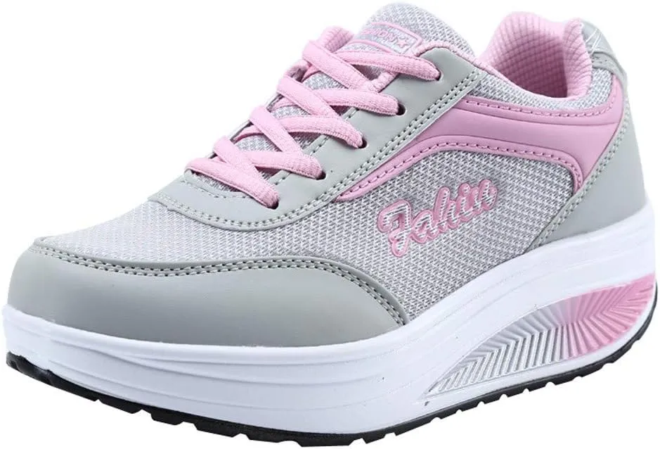 Non Slip Comfortable Fashion Sneakers for Women Lightweight Comfort Casual Workout Sneakers Grounded Footwear