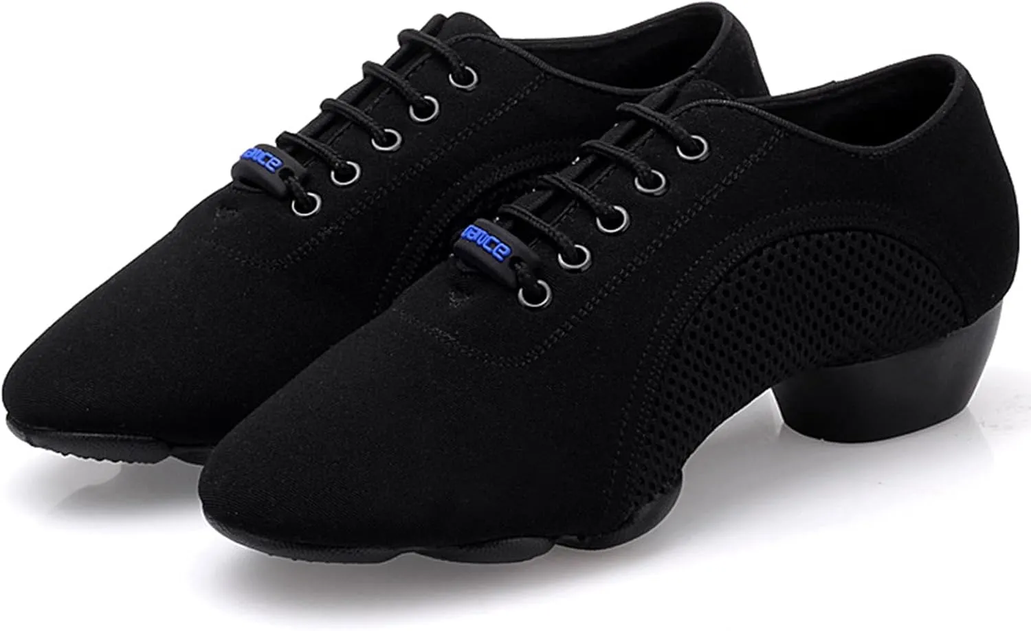 ONAIC Women's Ballroom Practice Shoes Durable Breathable Lace-Up Modern Salsa Training Shoes Professional Performance Dance Shoes