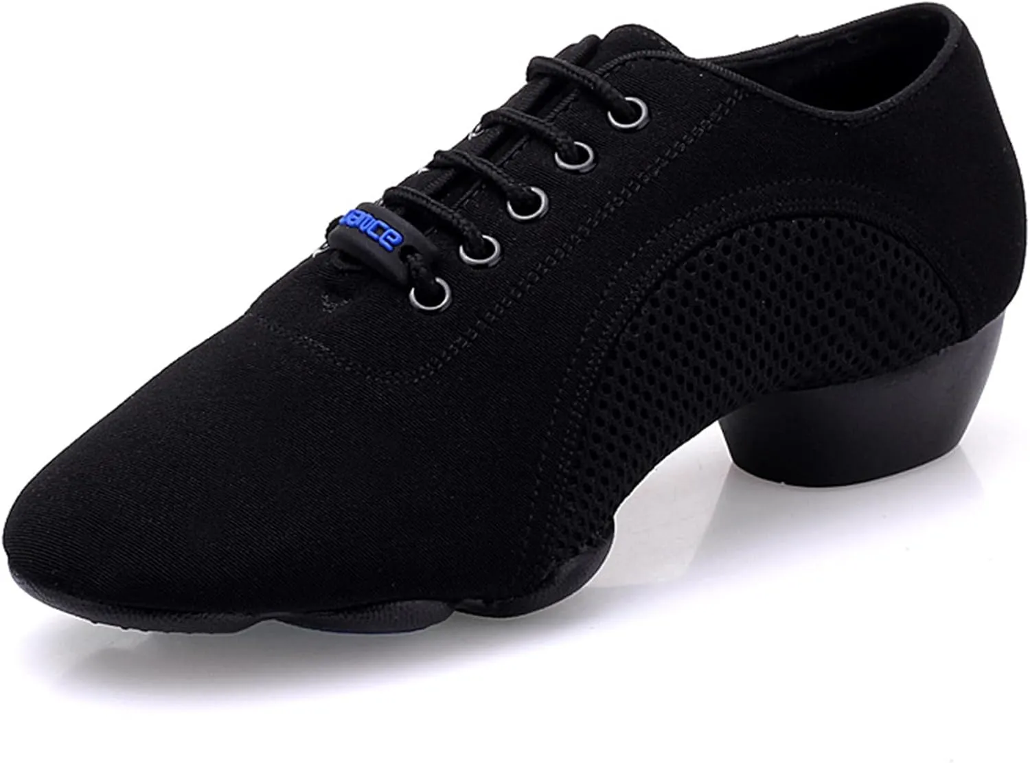 ONAIC Women's Ballroom Practice Shoes Durable Breathable Lace-Up Modern Salsa Training Shoes Professional Performance Dance Shoes