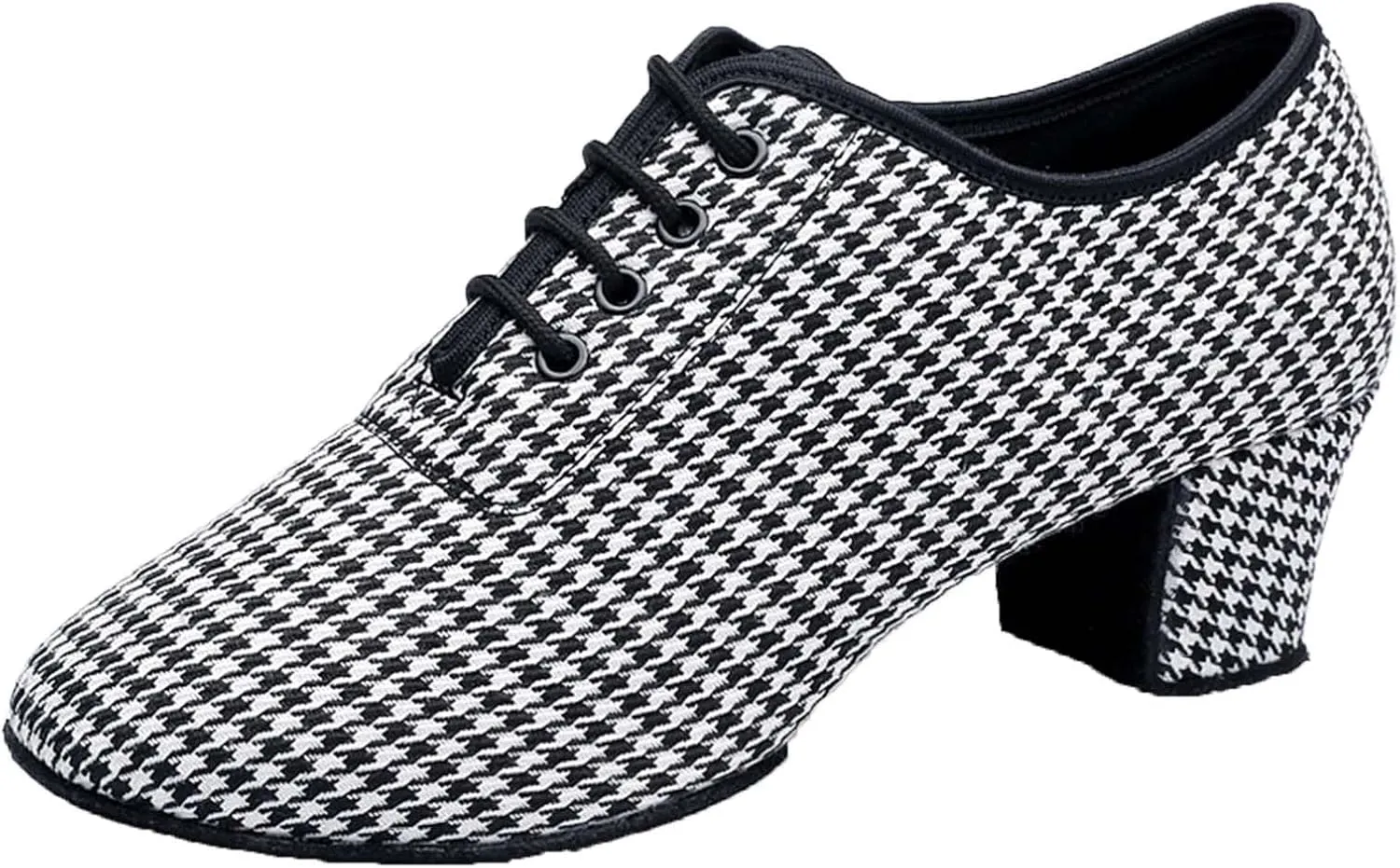 ONAIC Womens Latin Dance Shoes Ballroom Lace-Up Durable Performance Sneakers Professional Practice Dancing Shoes