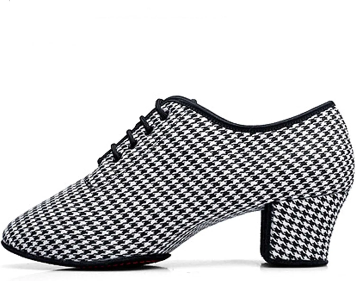 ONAIC Womens Latin Dance Shoes Ballroom Lace-Up Durable Performance Sneakers Professional Practice Dancing Shoes