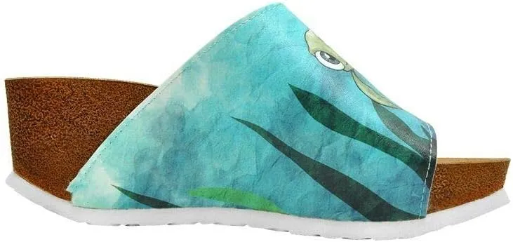 Personalize Your Life Printed Alba Sandal - Chic, Elegant and Casual Style - Vegan, Environmentally Friendly and Handmade - Ergonomic and Breathable