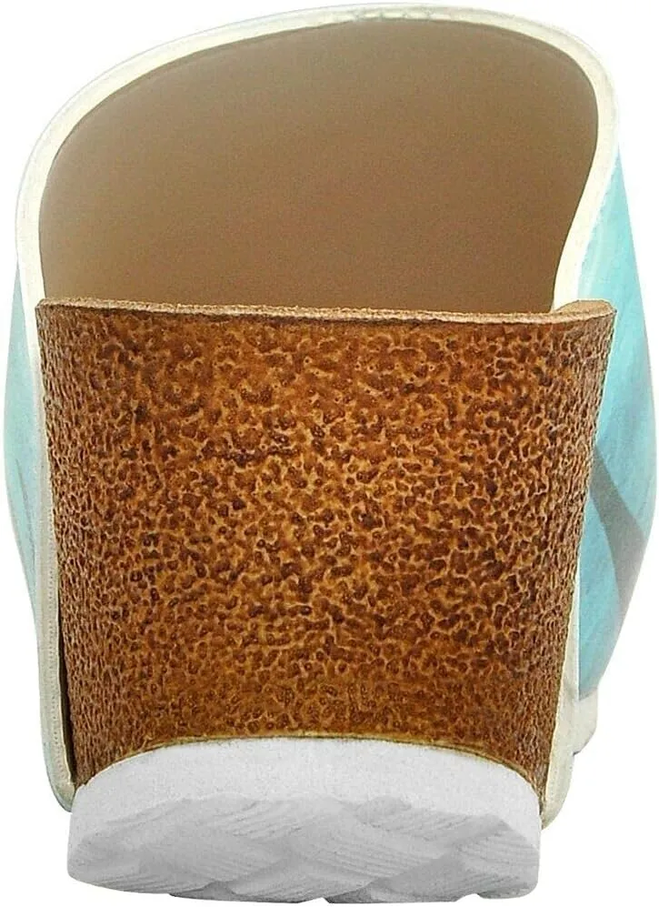 Personalize Your Life Printed Alba Sandal - Chic, Elegant and Casual Style - Vegan, Environmentally Friendly and Handmade - Ergonomic and Breathable
