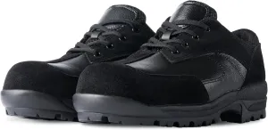 Q-4 Comfortable Safety Shoes  PVC Toe Cap, EU Riot Police Outsole, ESG Recycled Materials, Durable Work & Hiking Shoes