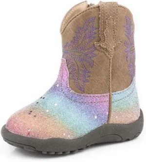 ROPER Baby Girl's Glitter Rainbow (Infant/Toddler)