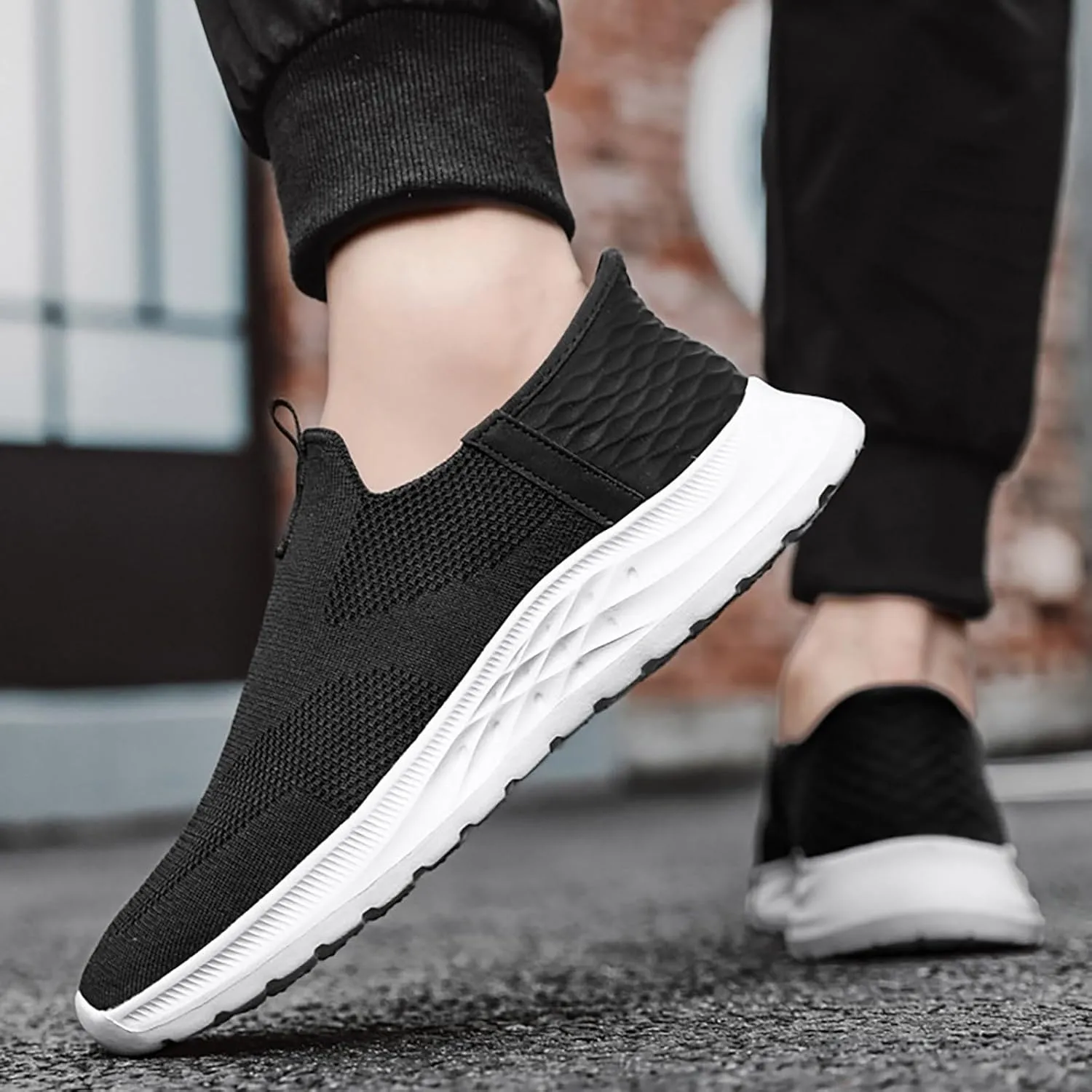 Running Shoes for Men Arch Support Casual Shoes for Fall White Platform Sneakers Women's Walking Lightweight Tennis Slip On Tennis Shoe Loafers Dress Shoe