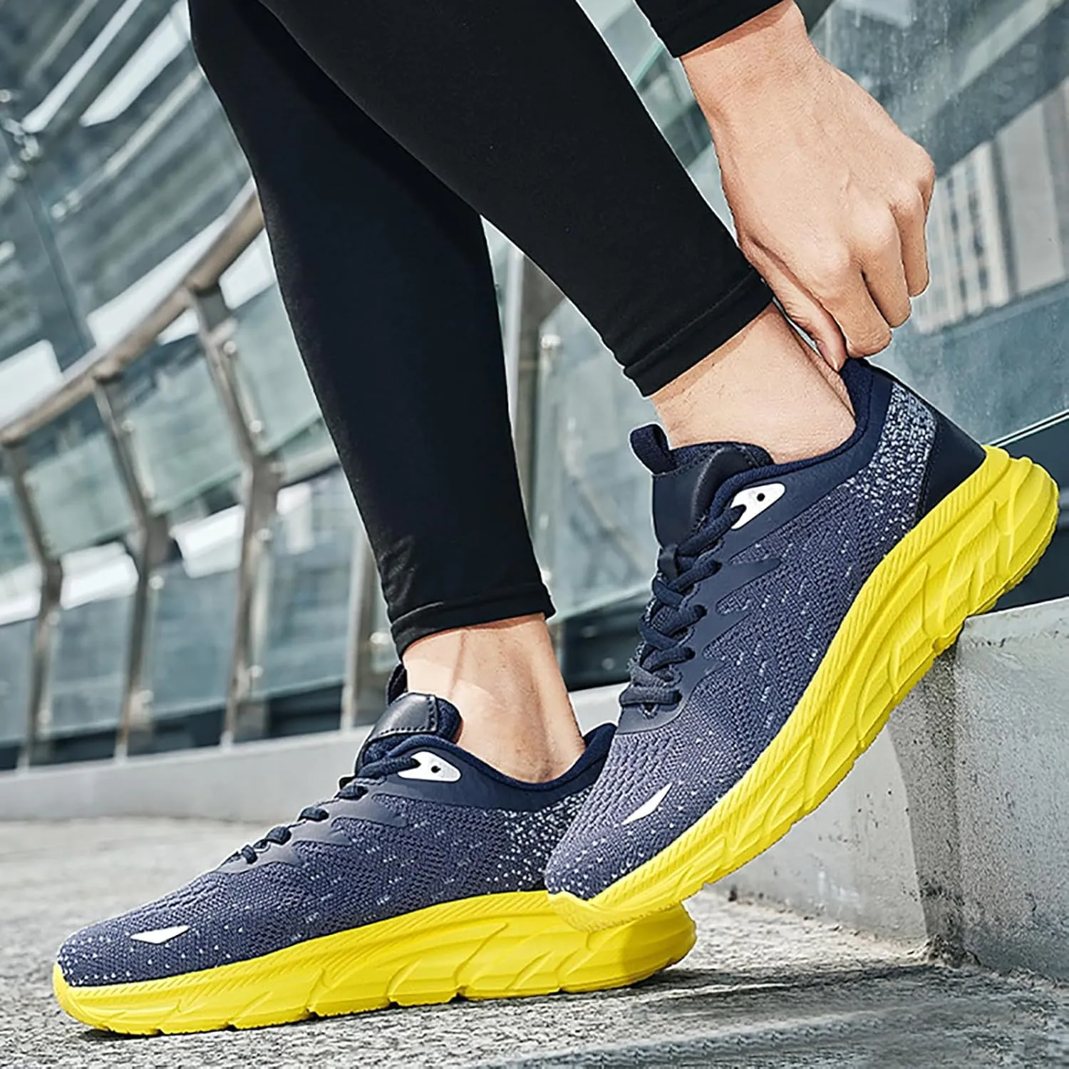 Running Shoes for Men Wide Men Casual Dress Shoes Fashion Sneakers 2025 Sneakers Air Cushion Running Tennis Black Tennis Shoe Cross Trainer Shoe