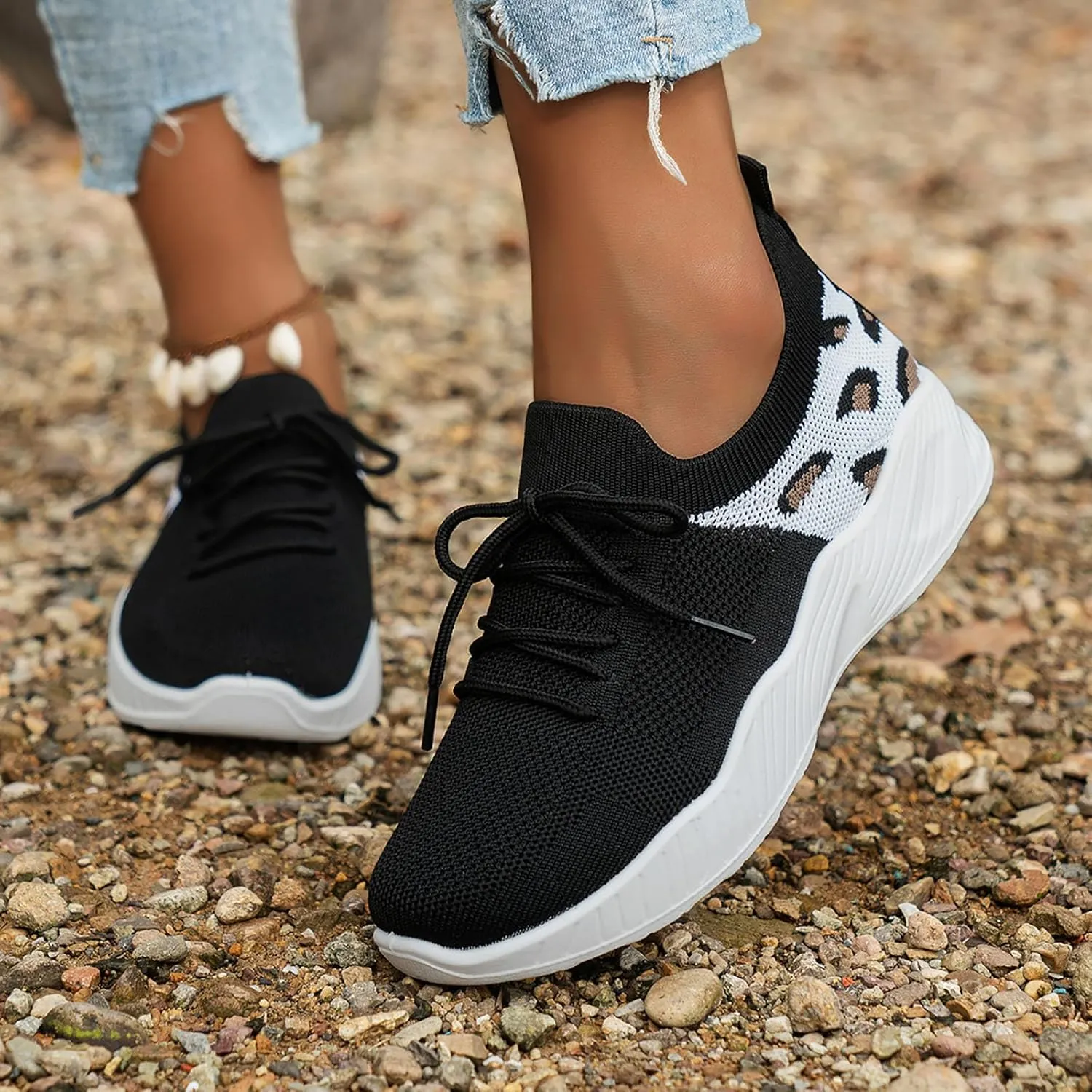 Running Shoes Women Walking Shoes Lightweight Tennis Shoes Non Slip Shoes Casual Breathable Sneakers for Workout Sports