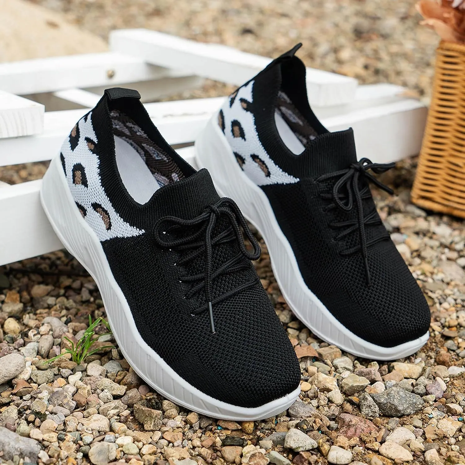 Running Shoes Women Walking Shoes Lightweight Tennis Shoes Non Slip Shoes Casual Breathable Sneakers for Workout Sports