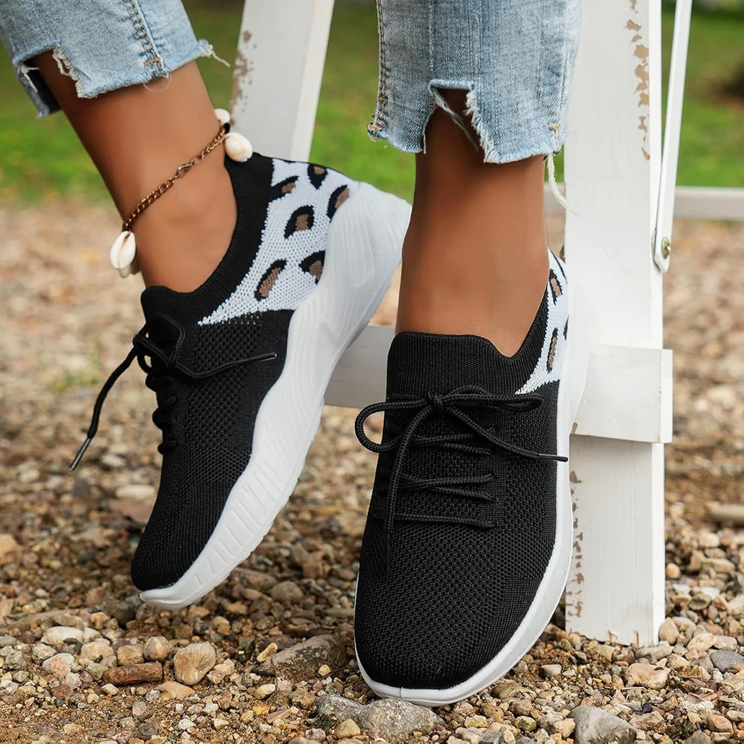 Running Shoes Women Walking Shoes Lightweight Tennis Shoes Non Slip Shoes Casual Breathable Sneakers for Workout Sports