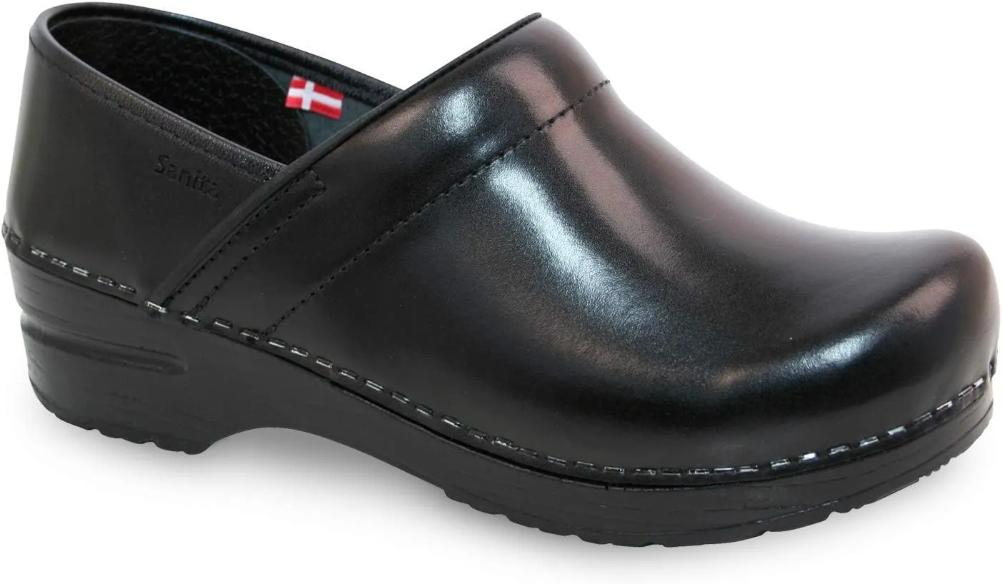Sanita Pro Cabrio Professional Clogs for Men - Arch Support, Durable, Closed-Back Slip-On Shoes