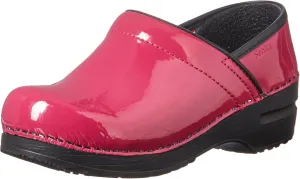 Sanita Pro Patent Wide Professional Clogs for Women - Arch Support, Durable, Closed-Back Slip-On Shoes