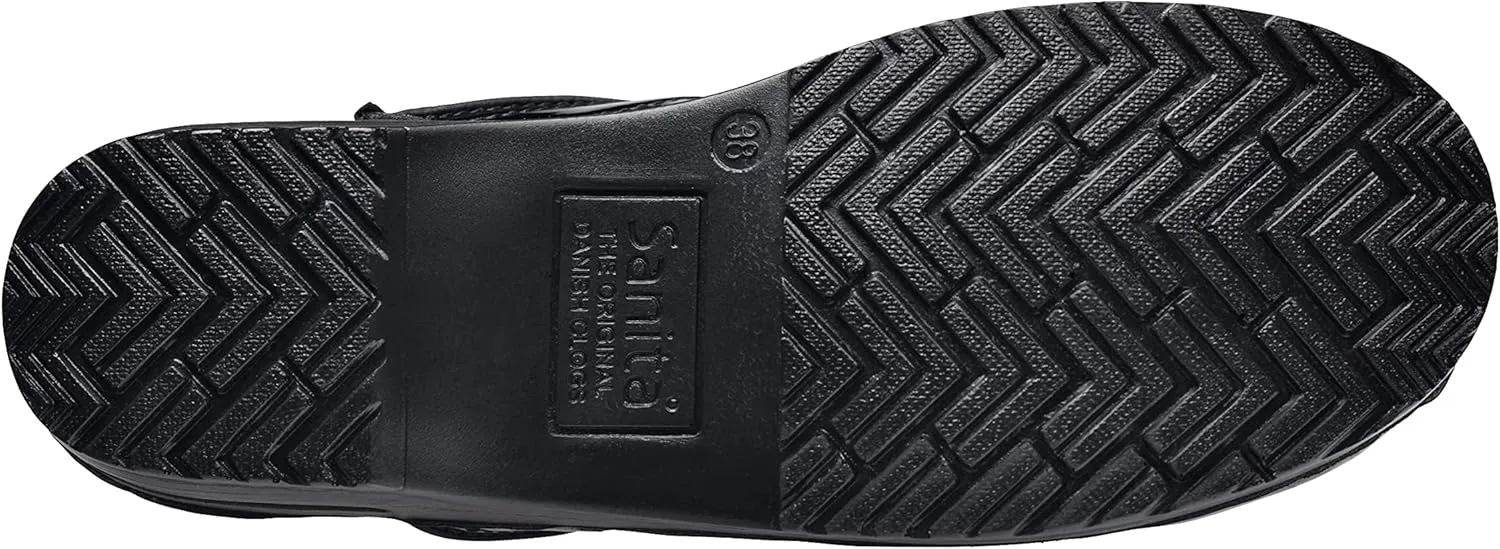 Sanita Pro Patent Wide Professional Clogs for Women - Arch Support, Durable, Closed-Back Slip-On Shoes