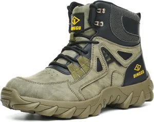 Steel Toe Boots for Men Safety Work Boots ComfortableIndestructible Industrial & Construction Shoes Mens Composite Toe Boots