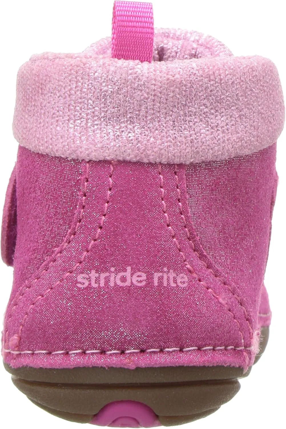 Stride Rite Baby-Girl's Sophie Adjustable Suede Boot Ankle