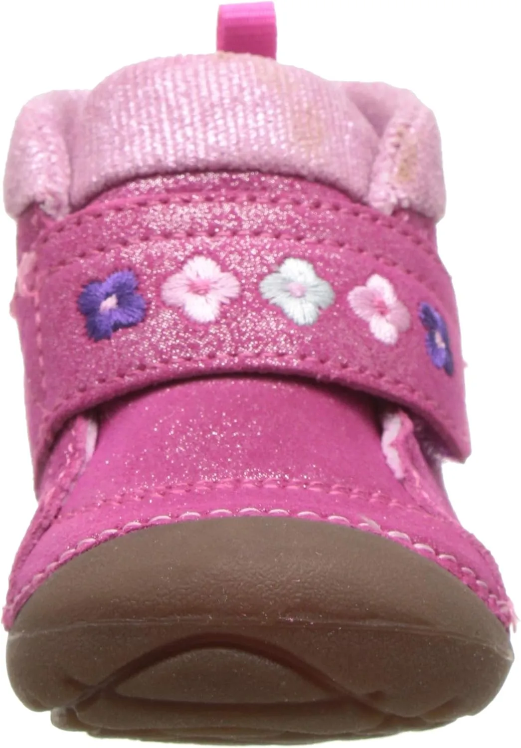 Stride Rite Baby-Girl's Sophie Adjustable Suede Boot Ankle