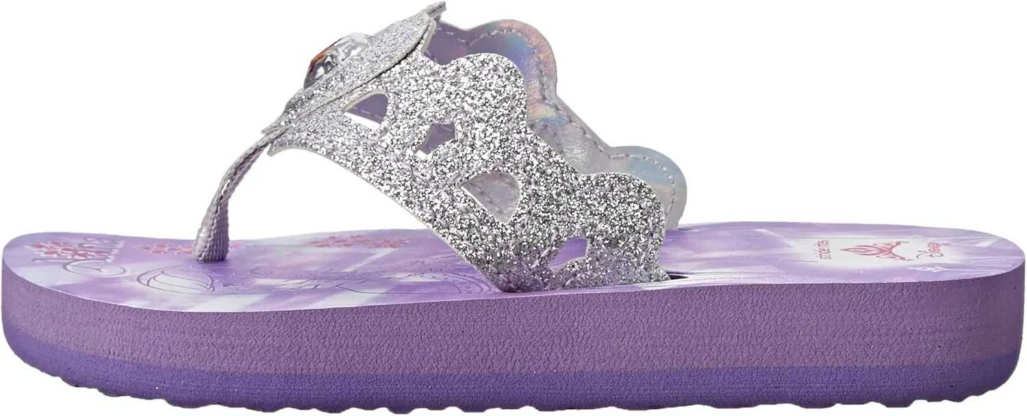 Stride Rite Baby, Toddler and Little Girls Anna and Elsa Eva Flip Flop