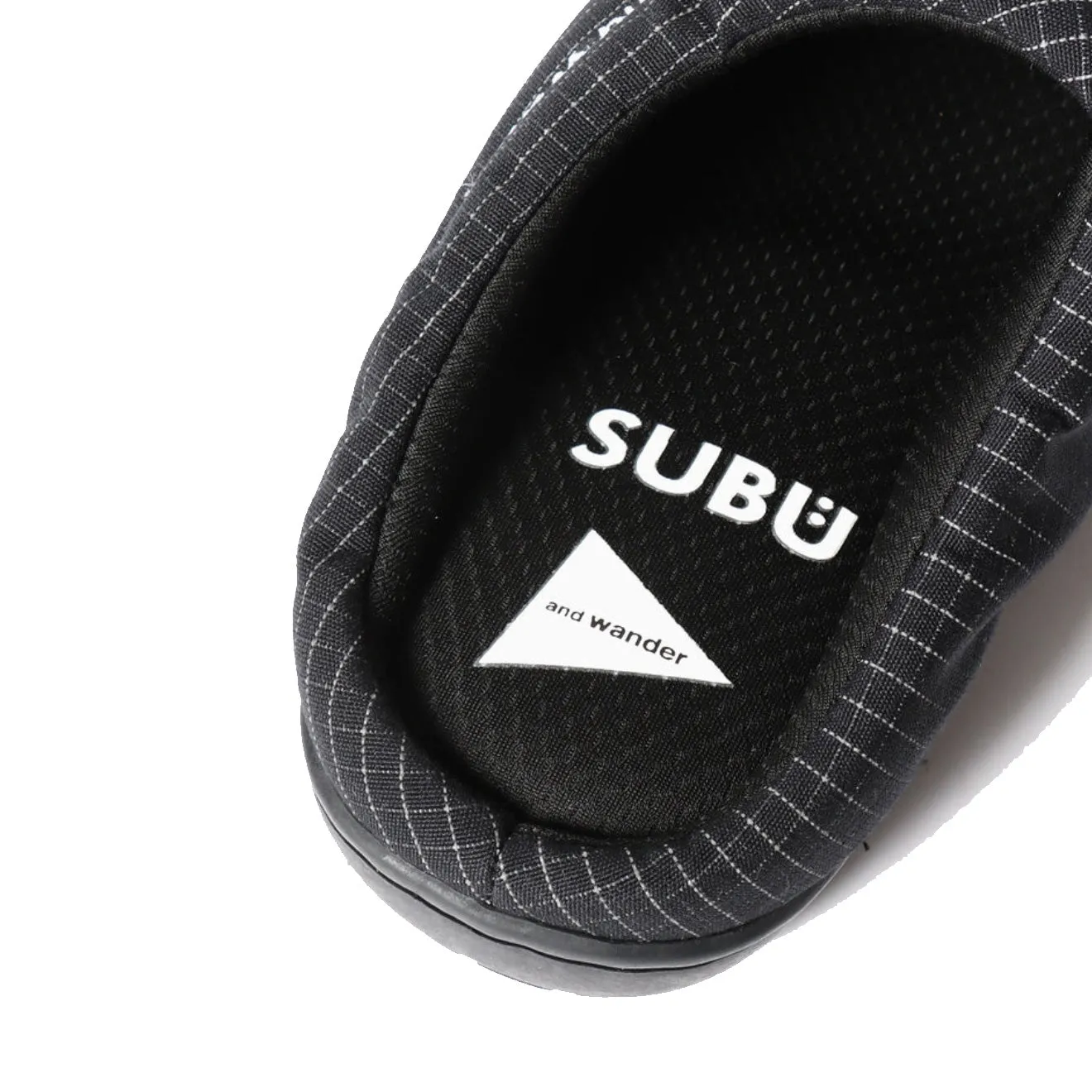 Subu  And Wander Reflective Rip Slipper Black