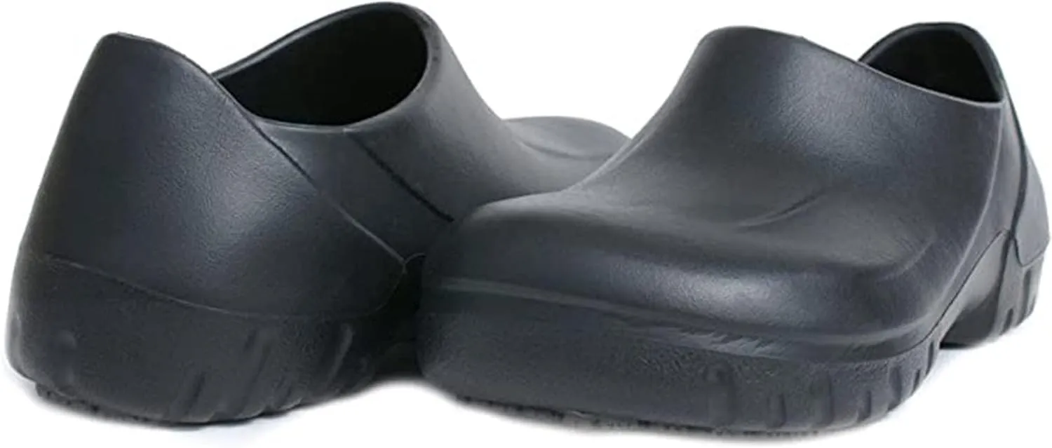 Tanleewa Work Shoes Slip and Oil Resistant Non Slip PU Leather Upper Durable Shoes for Women Men