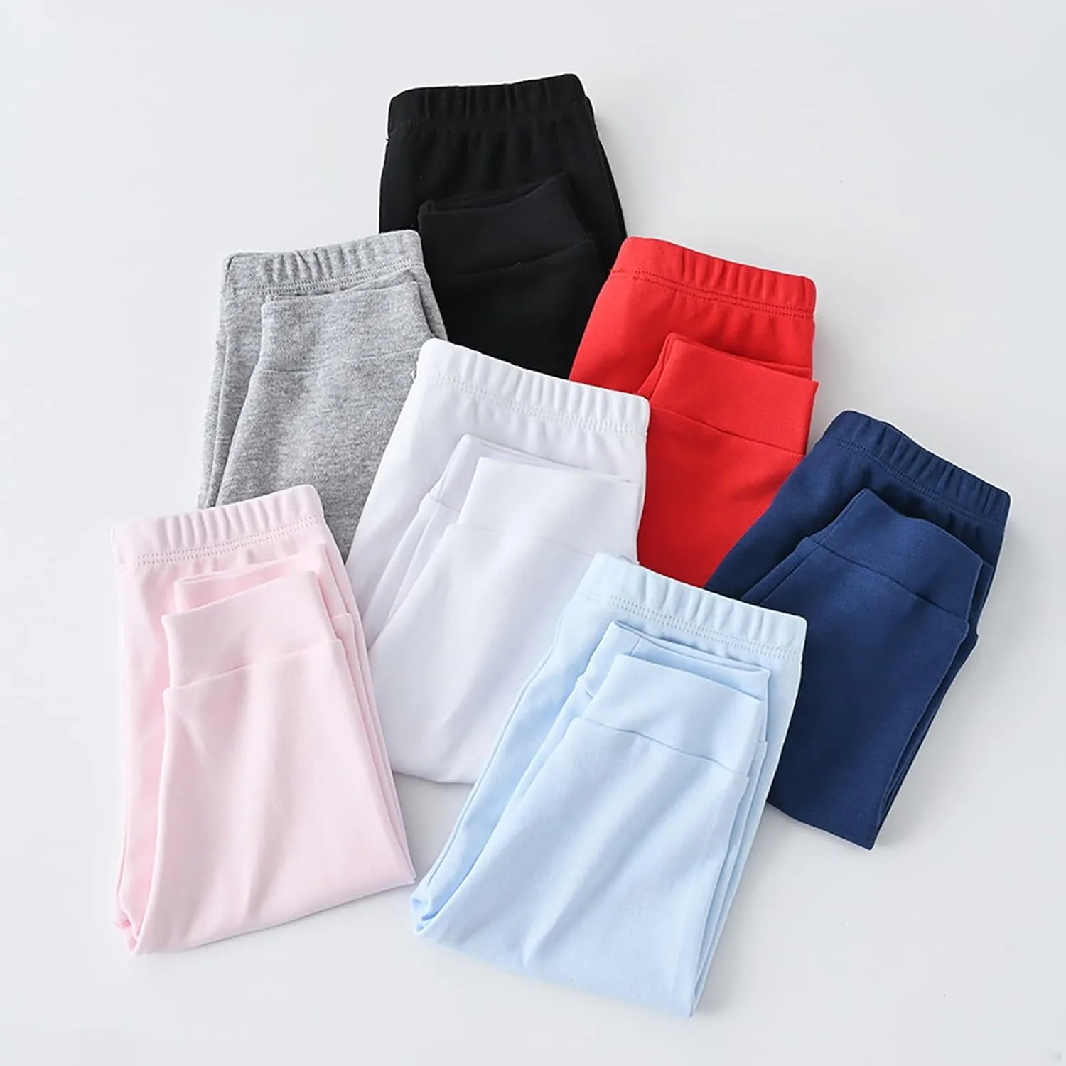 Toddler Pull On Joggers Plain Sweatpants Elastic Waist ounge Pants for Baby Boys Girls Relaxed Fit Jogger Sweatpants