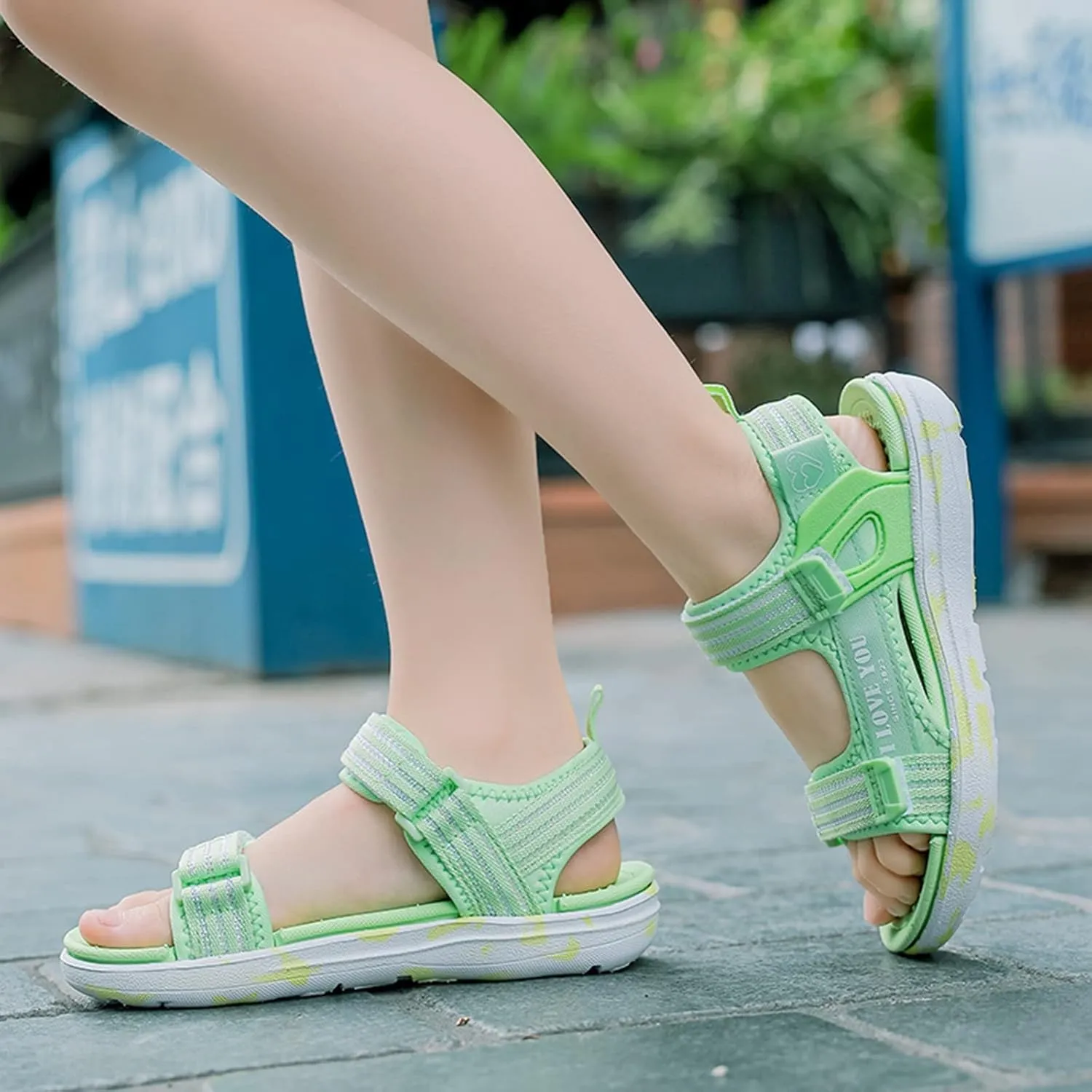 Toddler Sandals Girls Boys Beach Sandals Adjustable Strap Open Toe Sandal Flat Casual Summer Sport Shoes for Kids