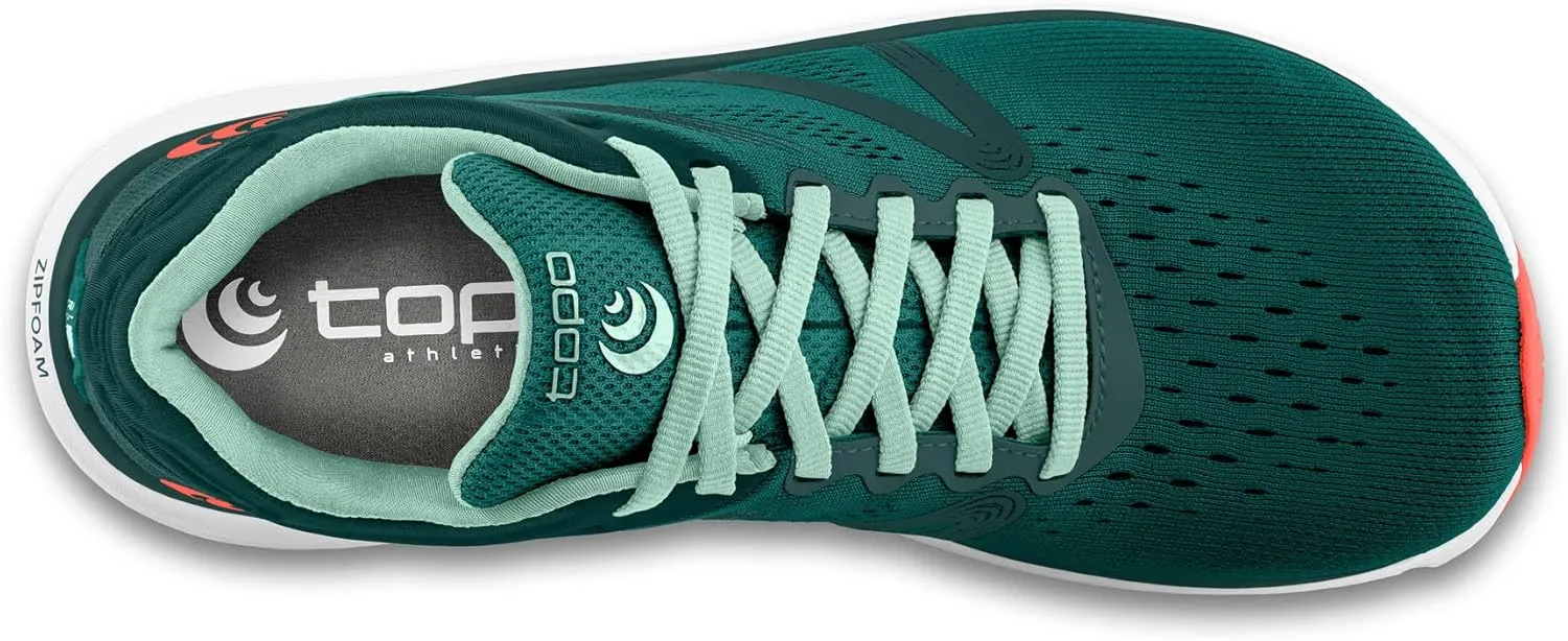 Topo Athletic Women's Magnifly 4 Comfortable Cushioned Durable 0MM Drop Road Running Shoes, Athletic Shoes for Road Running