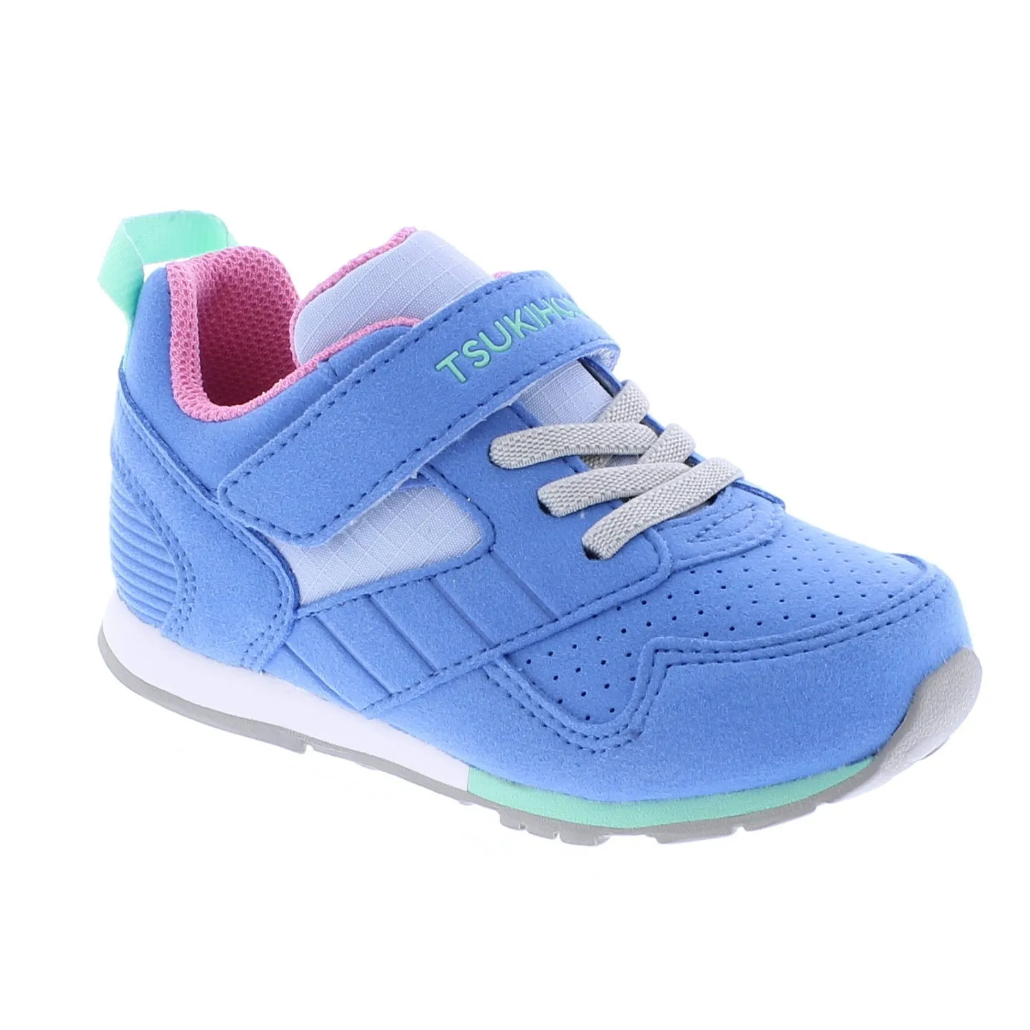 Tsukihoshi Racer | Blue/Pink Kids Sneakers