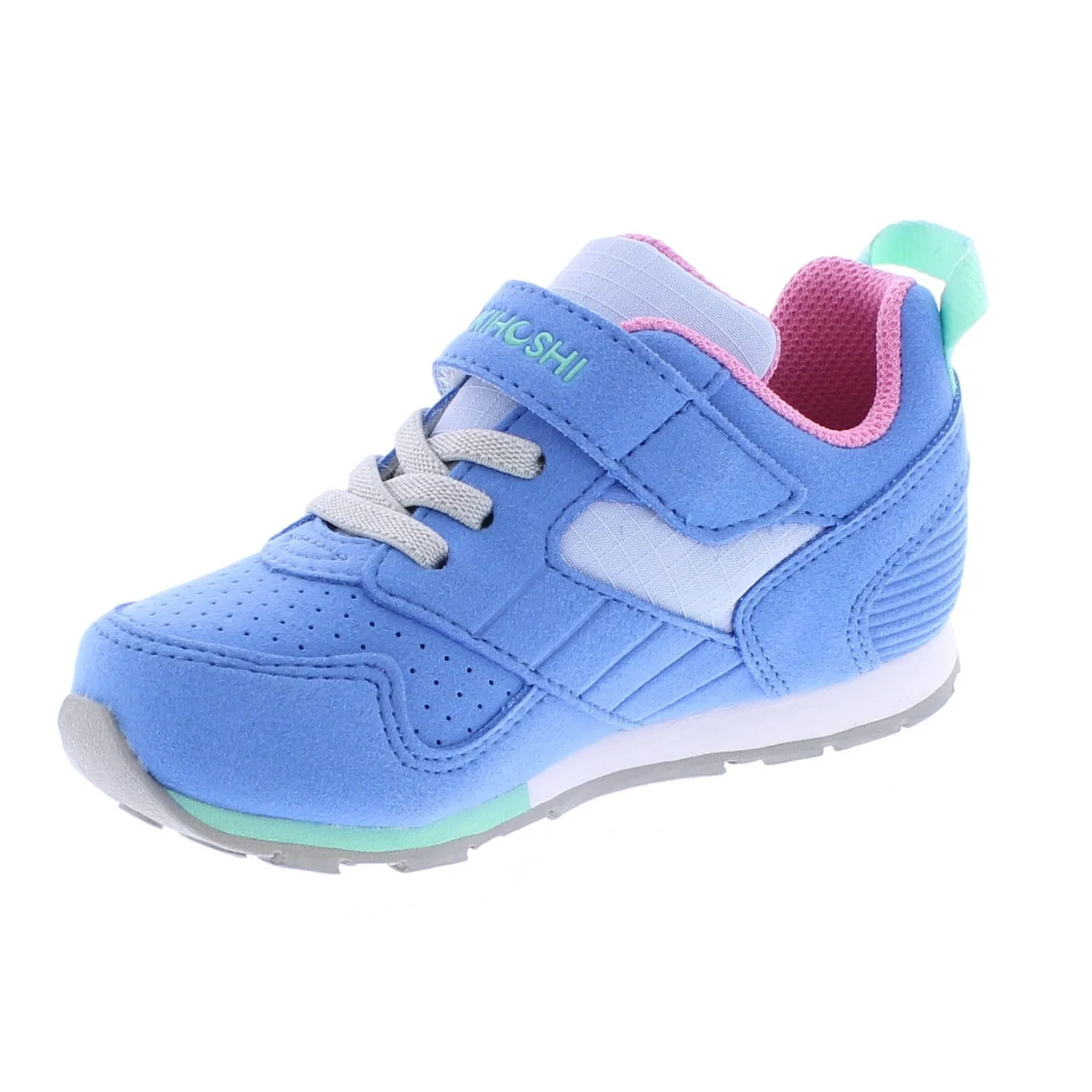 Tsukihoshi Racer | Blue/Pink Kids Sneakers