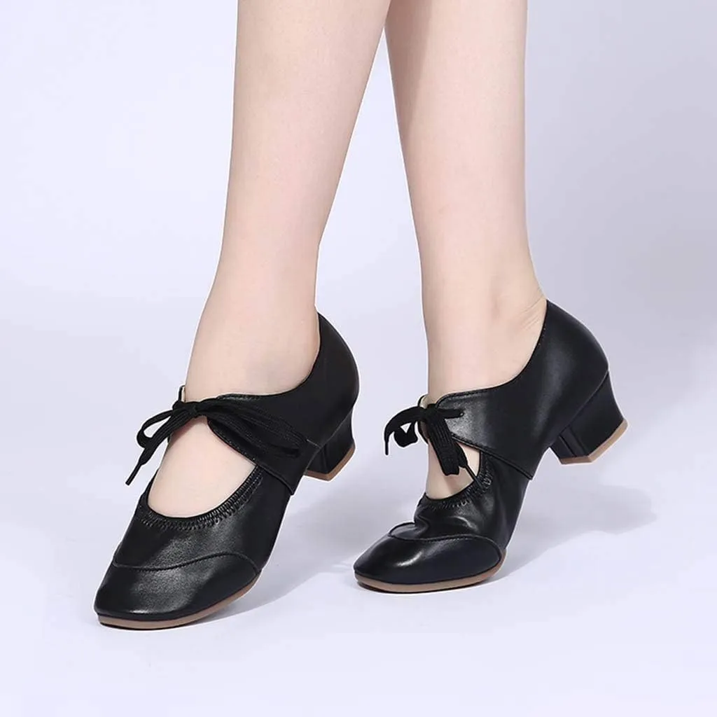 Women Ladies Dancing Prom Ballroom Latin Ballet Dance Singles Shoes Womens Platform Sandals Size 11, 5