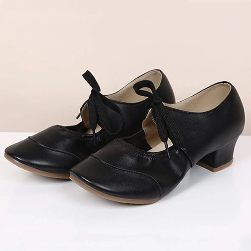 Women Ladies Dancing Prom Ballroom Latin Ballet Dance Singles Shoes Womens Platform Sandals Size 11, 5
