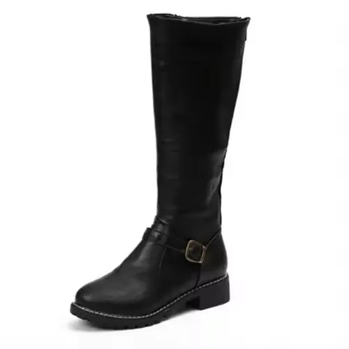 Women Leather Knee High Boots