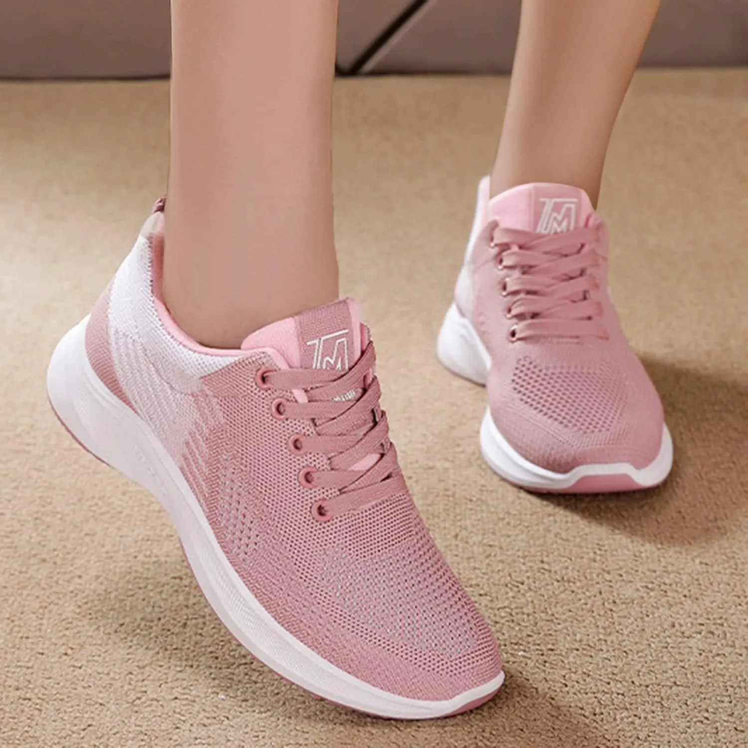 Women Slip on Shoes Ladies Casual Breathable Lightweight Sneakers Memory Foam Wide Toe Box Comfortable Gym Sneakers